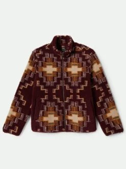 Artic Fleece Mock Neck Light Cabernet Jacket(Brixton Artic Fleece Mock Neck Light Cabarnet Jacket Sp25) -ThinkEmpire Shop 2c258d1a128906d9c981a82a565850df