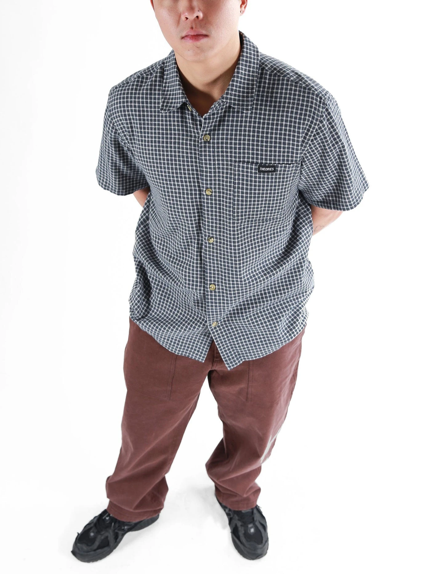 Avignon Flannel Shirt Sleeve Buttondown Shirt(Theories Avignon Flannel Short Sleeve Buttondown Shirt Su25) 2 Avignon Flannel Shirt Sleeve Buttondown Shirt(Theories Avignon Flannel Short Sleeve Buttondown Shirt Su25) - Image 2