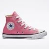 Classic Chuck Hi Pink Shoes (Kids)(Converse Classic Chuck Hi Shoes Pink Kids Co)