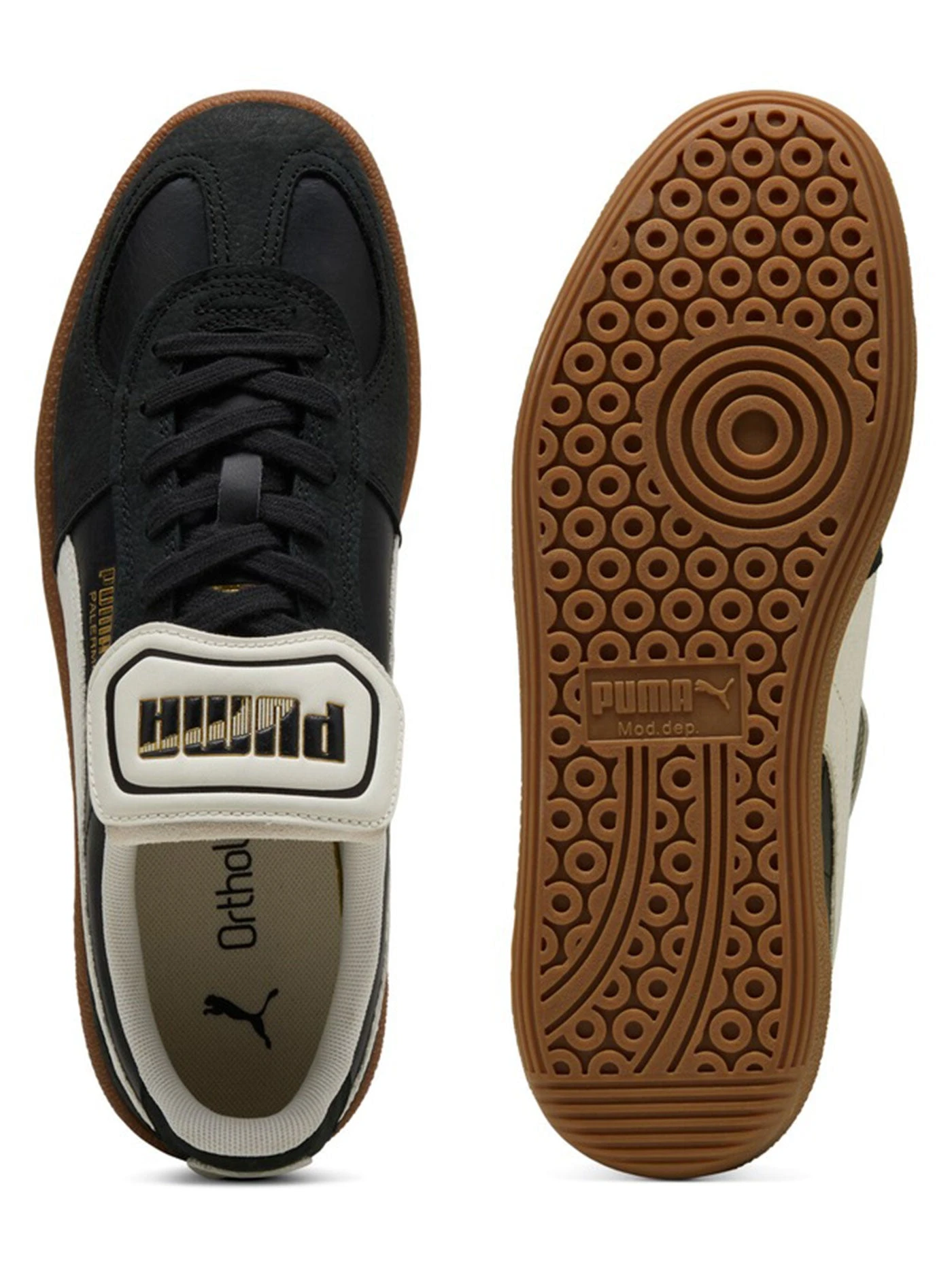 Palermo Premium Black/Gum Shoes(Puma Palermo Premium Black Gum Shoes Sp25) 4 Palermo Premium Black/Gum Shoes(Puma Palermo Premium Black Gum Shoes Sp25) - Image 4
