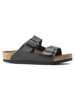 Arizona Birko-Flor N Black Sandals (Kids)(Birkenstock Arizona Birko Flor N Black Sandals Kids 2025 Sp25)