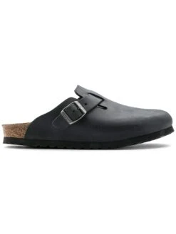 Birkenstock Boston Oiled Leather N Black Shoes(Black Boston Oiled Leather N Black Shoes Sp25)