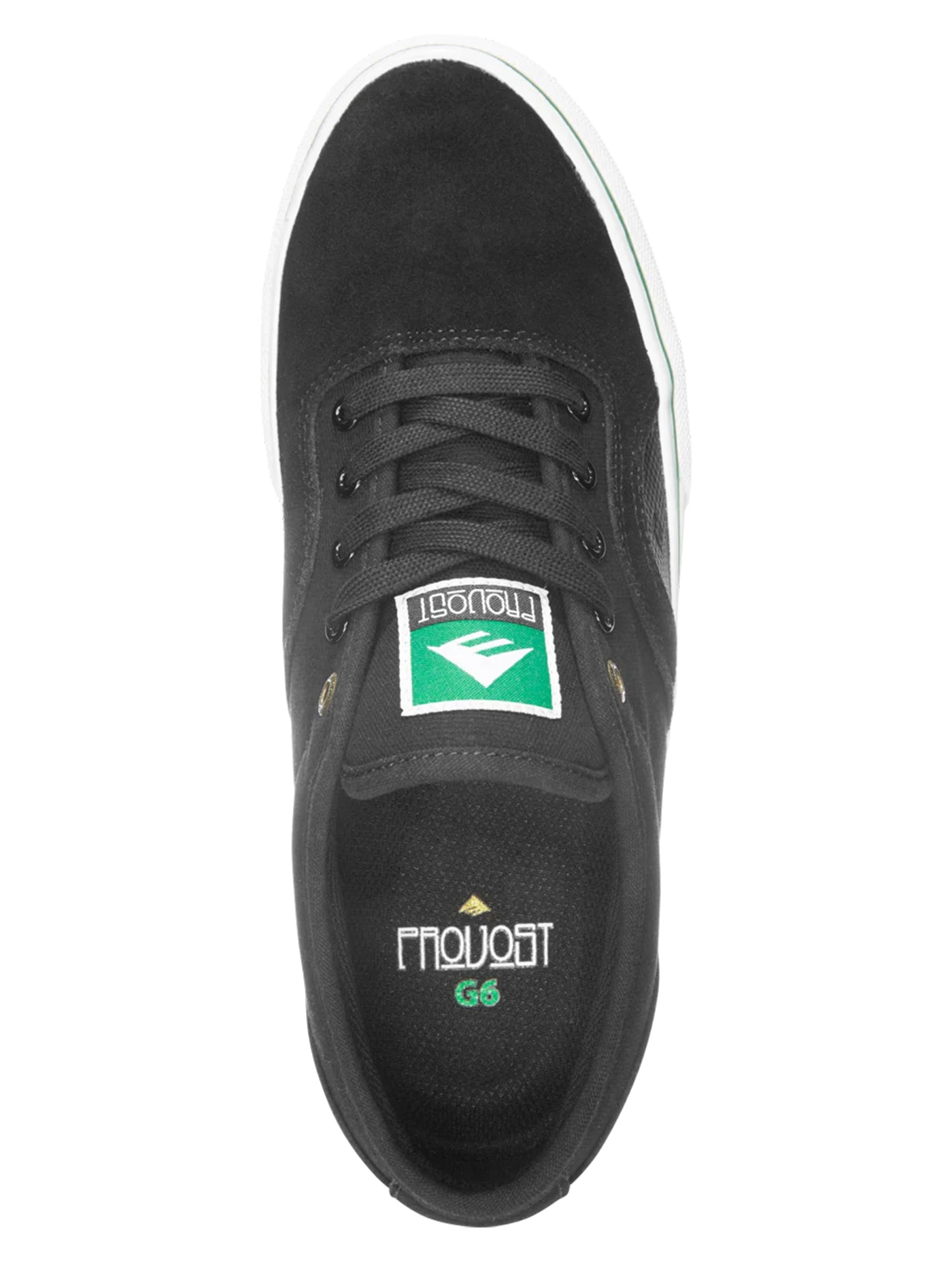 Provost G6 Black/White/Gold Shoes(Emerica Provost G6 Shoes 715 Co) 3 Provost G6 Black/White/Gold Shoes(Emerica Provost G6 Shoes 715 Co) - Image 3