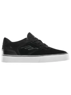 The Low Vulc Black/White/Gum Shoes (Kids)(Emerica The Low Vulc Black White Gum Shoes Kids Co)