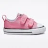 Chuck Taylor All Star 2V Pink/White Shoes (Little Kids)(Converse Chuck Taylor All Star 2v Shoes Pink White Little Kids Co)