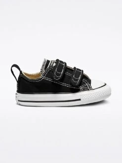 Chuck Taylor All Star 2V Low Top Black Shoes (Little Kids)(Converse Chuck Taylor All Star V2 Low Top Shoes Black Little Kids Co 1)