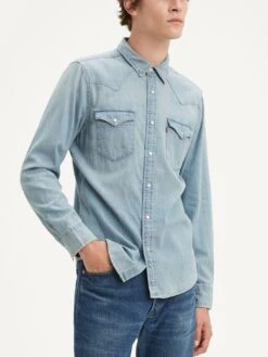 Classic Western Standard Long Sleeve Buttondown Shirt(Levis Classic Western Standard Long Sleeve Buttondown Shirt Red Cast Stone Wsh Co 1)