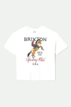 Sporting Club T-Shirt(Brixton Sporting Club T Shirt Women Sp25)