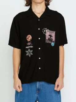 FA F Rygalski Short Sleeve Buttondown Shirt(Volcom Fa F Rygalski Short Sleeve Buttondown Shirt Sp25)