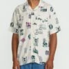 Mistostone Short Sleeve Buttondown Shirt(Volcom Mistostone Short Sleeve Buttondown Shirt Su25)