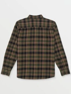 Caden Plaid Buttondown Shirt(Volcom Caden Plaid Buttondown Shirt Ho24) -ThinkEmpire Shop A0542406 SQD FL B