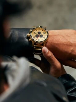 51-30 Chrono Watch(Nixon 51 30 Chrono Watch All Gold) -ThinkEmpire Shop A083 3192 life 1