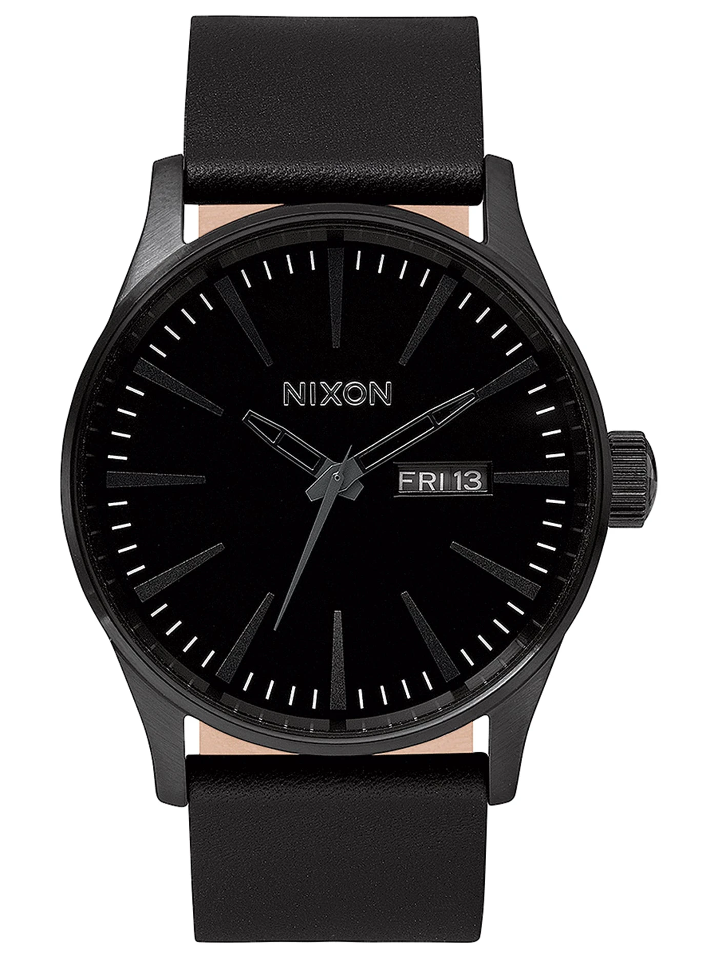 Sentry Leather All Black Watch(Nixon Sentry Leather All Black Watch 2024) 1 Sentry Leather All Black Watch(Nixon Sentry Leather All Black Watch 2024)