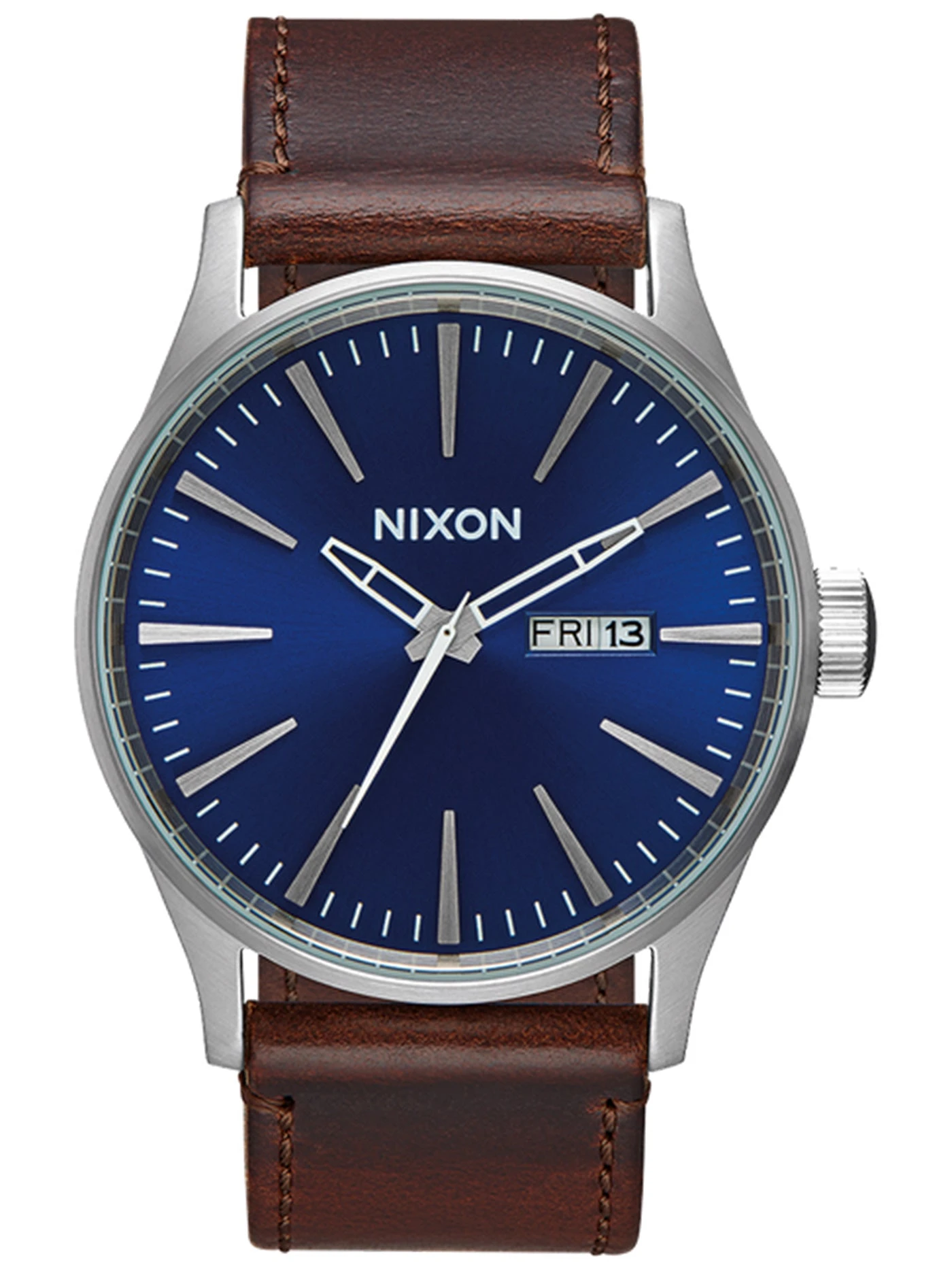 Sentry Leather Blue/Brown Watch(Nixon Sentry Leather Blue Brown Watch 2025) 1 Sentry Leather Blue/Brown Watch(Nixon Sentry Leather Blue Brown Watch 2025)