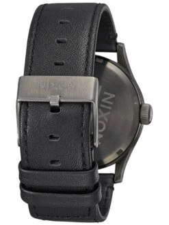 Sentry Leather Gunmetal/Black Watch(Nixon Sentry Leather Gunmetal Black Watch 2025) -ThinkEmpire Shop A105 1531 view3 ebbe2c65 181e 4252 b351 35cbce193d7b