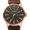 Sentry Leather Rose Gold/Gold/Gunmetal Watch(Nixon Sentry Leather Rose Gold Gold Gunmetal Watch 2025)