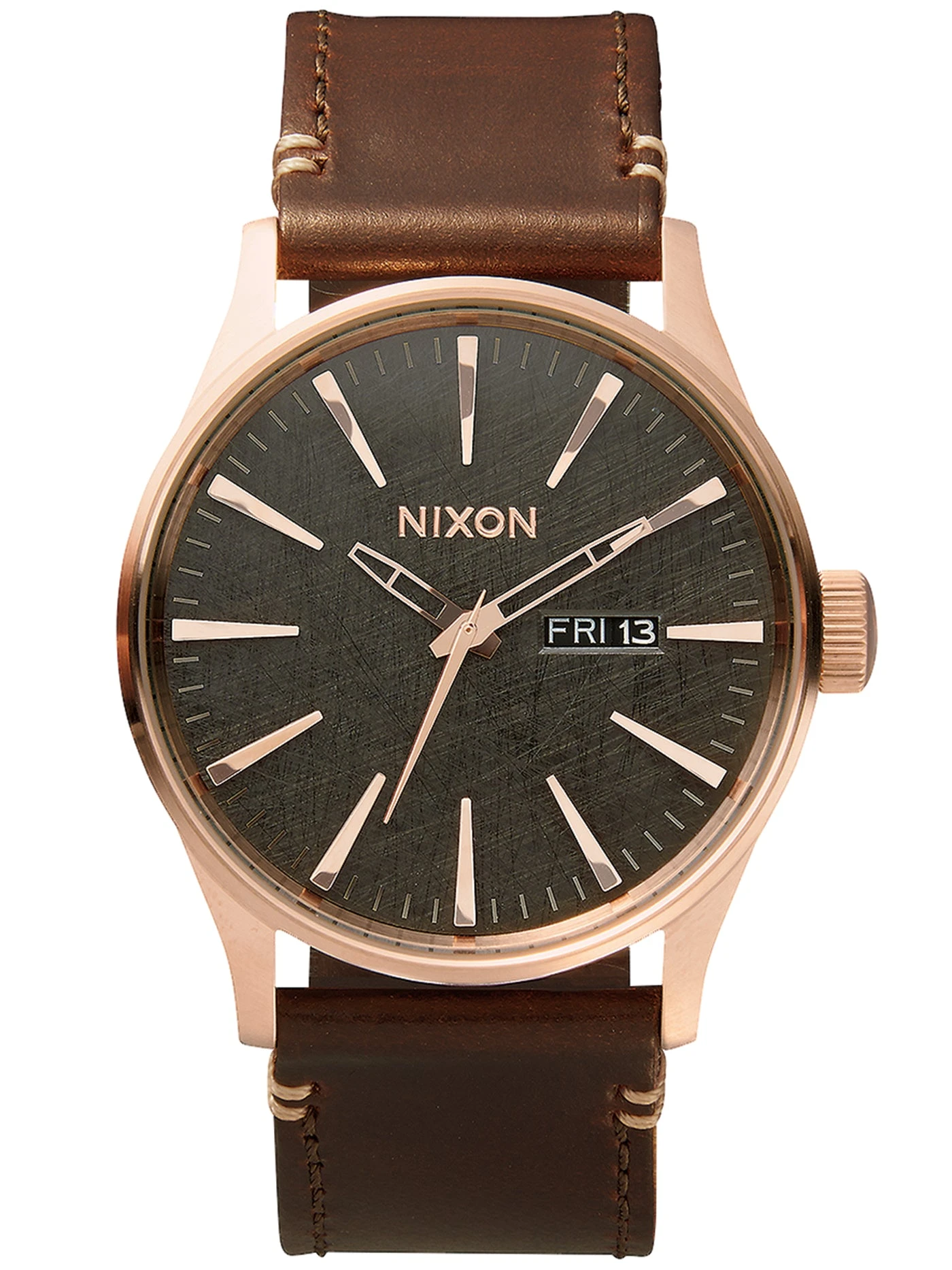 Sentry Leather Rose Gold/Gunmetal/Brown Watch(Nixon Sentry Leather Rose Gold Gunmetal Brown Watch 2024) 1 Sentry Leather Rose Gold/Gunmetal/Brown Watch(Nixon Sentry Leather Rose Gold Gunmetal Brown Watch 2024)