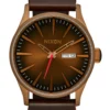 Sentry Leather Bronze/Black Watch(Nixon Sentry Leather Bronze Black Watch 2025)
