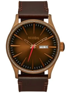 Sentry Leather Bronze/Black Watch(Nixon Sentry Leather Bronze Black Watch 2025)