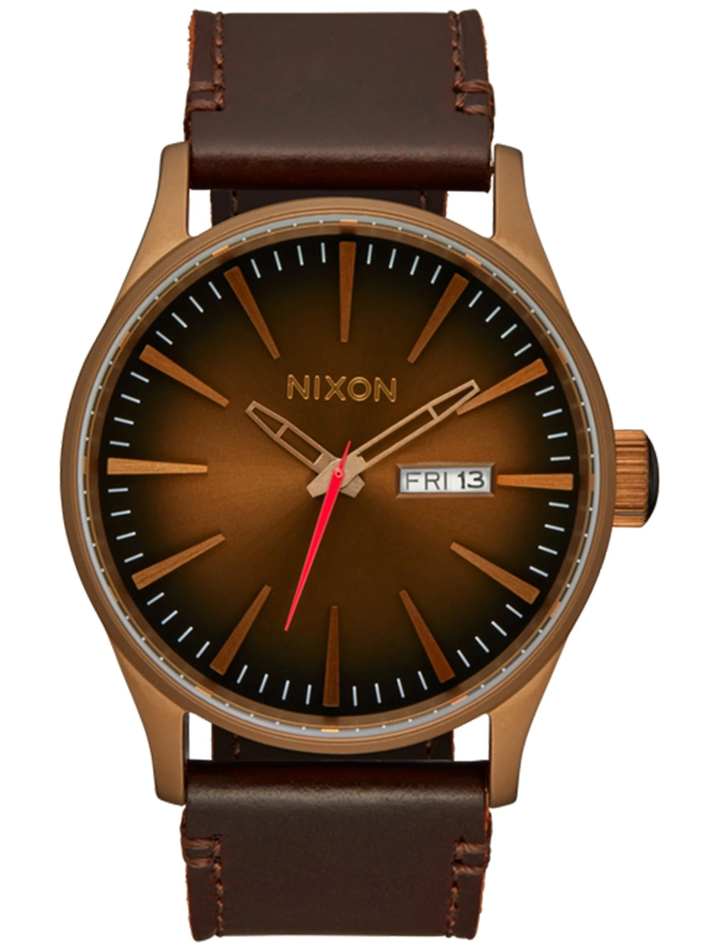 Sentry Leather Bronze/Black Watch(Nixon Sentry Leather Bronze Black Watch 2025) 1 Sentry Leather Bronze/Black Watch(Nixon Sentry Leather Bronze Black Watch 2025)