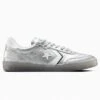 Louie Lopez Pro 2 Leather Silver/Volt/Thunder Shoes(Converse Louie Lopez Pro 2 Leather Silver Volt Thunder Shoes Sp25)