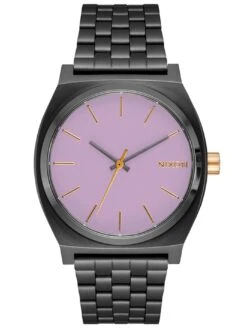 Medium Time Teller Gunmetal/Lavender/Gold Watch(Nixon Medium Time Teller Gunmetal Lavender Gold Watch 2024)