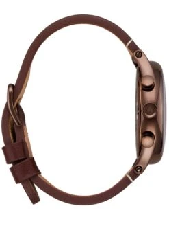 Station Chrono Leather Chocolate/Cappuccino/Brown Watch(Nixon Station Chrono Leather Chocolate Cappuccino Brown Watch 2025) -ThinkEmpire Shop A1163 5242 view2