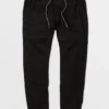 Frickin Slim Jogger Black Pants(Volcom Frickin Slim Jogger Pants Blk Co)