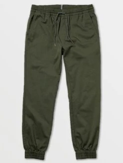 Frickin Slim Jogger Dark Green Pants(Volcom Frickin Slim Jogger Dark Green Pants Co 1)