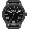 Patrol Leather Black/Silver/Black Watch(Nixon Patrol Leather Black Silver Black Watch 2024)