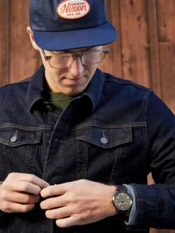 Patrol Leather Gunmetal/Gold Watch(Nixon Patrol Leather Gunmetal Gold Watch 2024) -ThinkEmpire Shop A1243 595 life 1