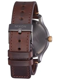 Patrol Leather Gunmetal/Gold Watch(Nixon Patrol Leather Gunmetal Gold Watch 2024) -ThinkEmpire Shop A1243 595 view3
