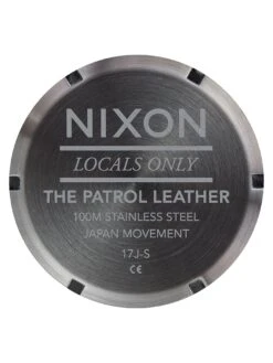 Patrol Leather Gunmetal/Gold Watch(Nixon Patrol Leather Gunmetal Gold Watch 2024) -ThinkEmpire Shop A1243 595 view4