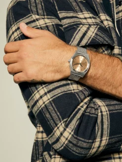 Time Teller Solar Silver/Salmon Watch(Nixon Time Teller Solar Silver Salmon Watch 2025) -ThinkEmpire Shop A1369 5332 seeiton3