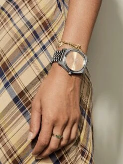 Time Teller Solar Silver/Salmon Watch(Nixon Time Teller Solar Silver Salmon Watch 2025) -ThinkEmpire Shop A1369 5332 seeiton4