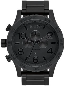 51-30 Chrono All Matte Black/Black Watch(Nixon 51 30 Chrono All Matte Black Black Watch 2024)