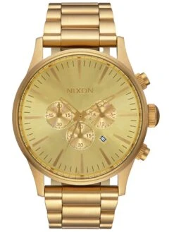 Sentry Chrono All Gold Watch(Nixon Sentry Chrono All Gold Watch 2025)