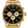 Sentry Chrono All Gold/Black Watch(Nixon Sentry Chrono All Gold Black Watch 2024)