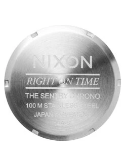 Sentry Chrono Leather Chrome/Cloud Sunray/Black Watch(Nixon Sentry Chrono Leather Chrome Cloud Sunray Black Watch 2024) 10 Sentry Chrono Leather Chrome/Cloud Sunray/Black Watch(Nixon Sentry Chrono Leather Chrome Cloud Sunray Black Watch 2024) -ThinkEmpire Shop A1391 5267 view4