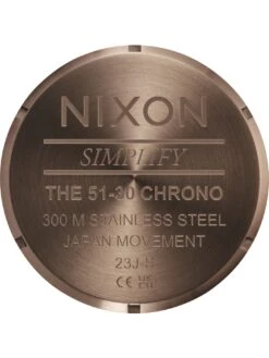 51-30 Chrono Leather Chocolate/Dark Roast/Brown Watch(Nixon 51 30 Chrono Leather Chocolate Dark Roast Brown Watch 2024) -ThinkEmpire Shop A1392 5240 view4copie