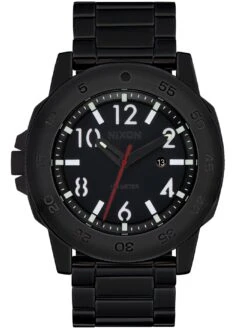 Smyth 44 Super Black/Black Watch(Nixon Smyth 44 Super Black Black Watch 2024)