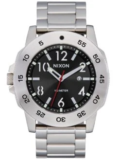 Smyth 44 Silver/Black Watch(Nixon Smyth 44 Silver Black Watch 2024)