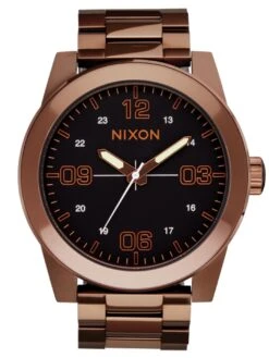 The Corporal Stainless Steel Chocolate/Dark Roast Watch(Nixon The Corporal Stainless Steel Chocolate Dark Roast Watch 2024)