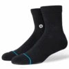 Icon Quarter Black Socks(Stance Icon Quarter Black C O)