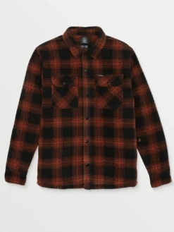 Bowered Fleece Buttondown Shirt(Volcom Bowered Fleece Buttondown Shirt Ho24) -ThinkEmpire Shop A5832400 BRT FL F fa107e1b 74a2 4eee a307 f952bbc8d753