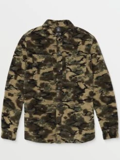Bowered Fleece Buttondown Shirt(Volcom Bowered Fleece Buttondown Shirt Ho24)