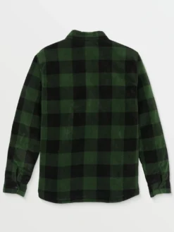 Bowered Fleece Buttondown Shirt(Volcom Bowered Fleece Buttondown Shirt Ho24) -ThinkEmpire Shop A5832400 DPN FL B
