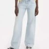 Superlow Loose Abraided Art Jeans(Levis Superlow Loose Abraided Art Jeans Women Fa25)