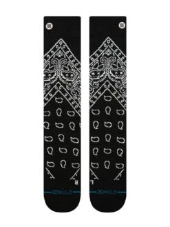 Barrio Mid Socks(Stance Barrio Mid Socks Wt25) -ThinkEmpire Shop A758C24BAR BLK ALT 02