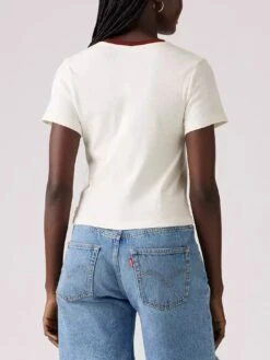 Graphic Essential Sporty Muttley Crew N Egret T-Shirt(Levis Graphic Essential Sporty Muttley Crew N Egret T Shirt Women Fa25) -ThinkEmpire Shop A87980071 back pdp